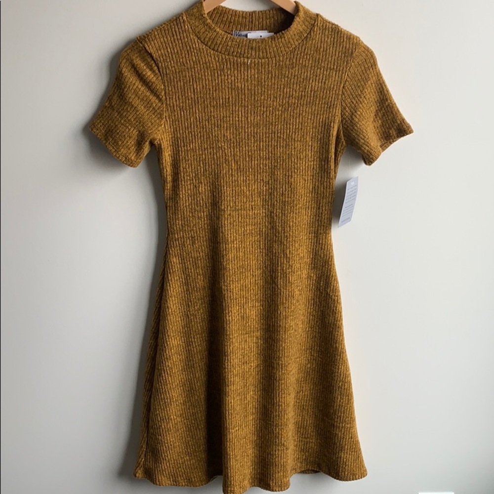 Mustard yellow dress